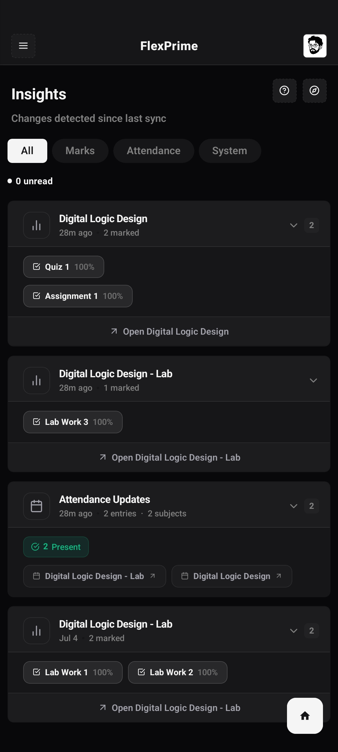 Insights & Notifications